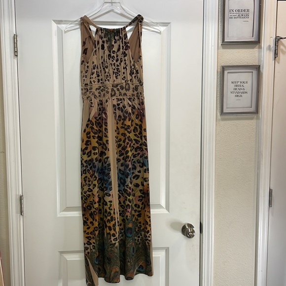 Leopard Multi Colored Sleeveless Dress - Picture 5 of 9